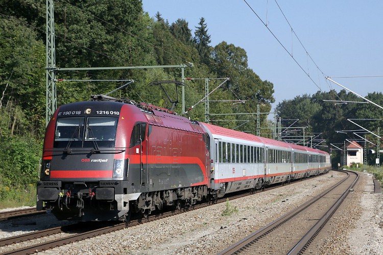 ÖBB 1216 018, Railjet