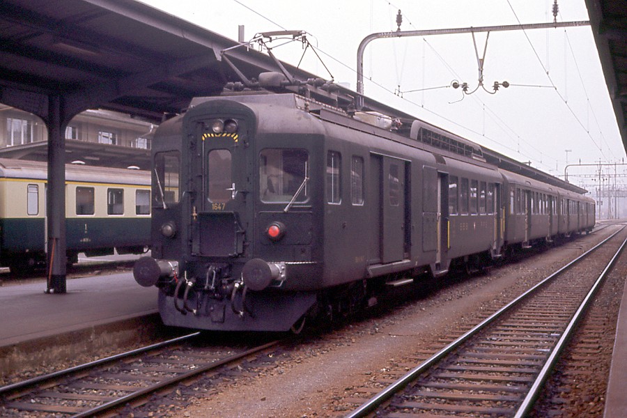 Schweiz SBB BDe 4/4 1647