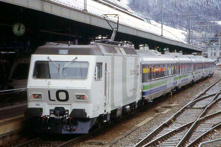 Schweiz SOB Re 4/4 456, Voralpenexpress, St. Gallen