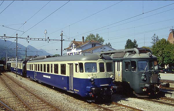 OeBB ABDe 4/8 244 und Be 4/4 762